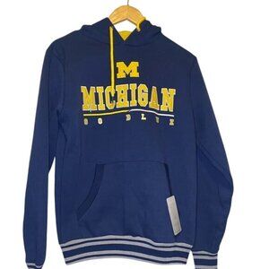 NWT Michigan men hoodie size small blue en yellow